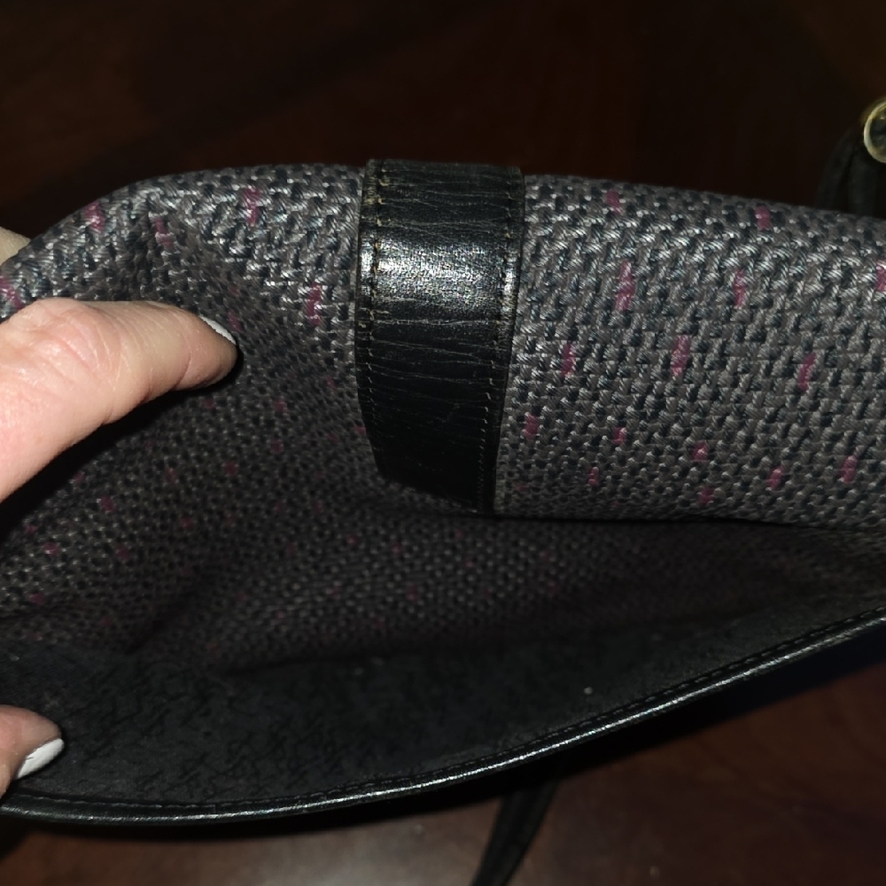 Yves Saint Laurent Vintage Black Woven Crossbody Bag With Box And COA - Picture 12 of 14